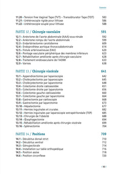 Procédures anesthésiques liées aux techniques chirurgicales