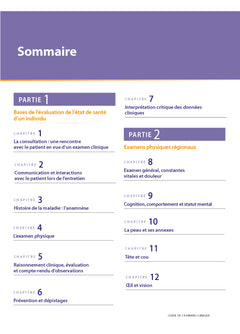 Guide de l'examen clinique