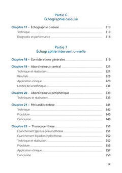 Echographie en urgence