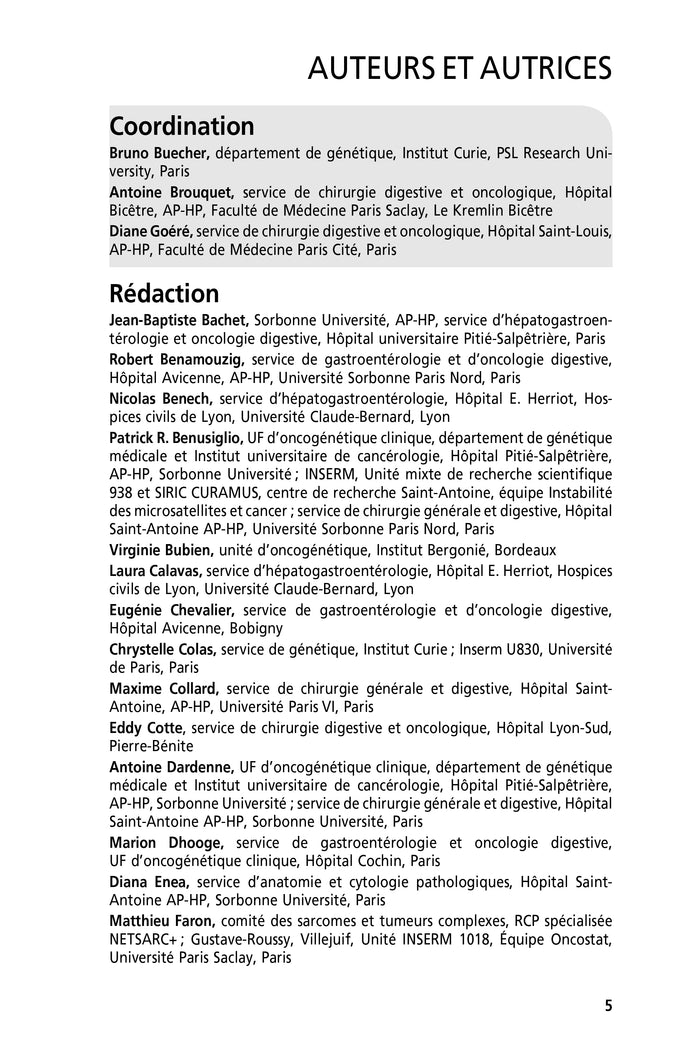 Génétique et cancers digestifs