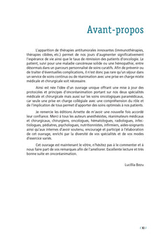 Réanimation médicale et chirurgicale  en oncologie