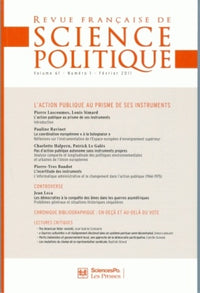 REVUE FRANCAISE DE SCIENCES POLITIQUES 61 T1
