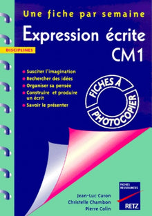 Expression écrite, CM1