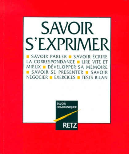 Savoir s'exprimer