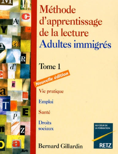Méthode d'apprentissage de la lecture adultes immigrés