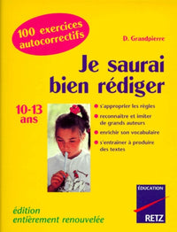 Je saurai bien rédiger