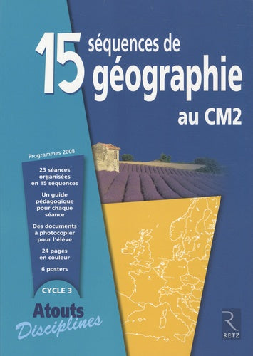 15 sequences de géographie CM2