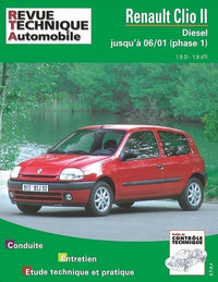 ETAI - Revue Technique Automobile 624.2 - RENAULT CLIO II PHASE 1 - 1998 à 2001 - Diesel