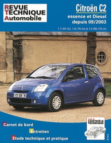 Revue Technique Automobile 684 - CITROEN C2 - 2003 à 2008