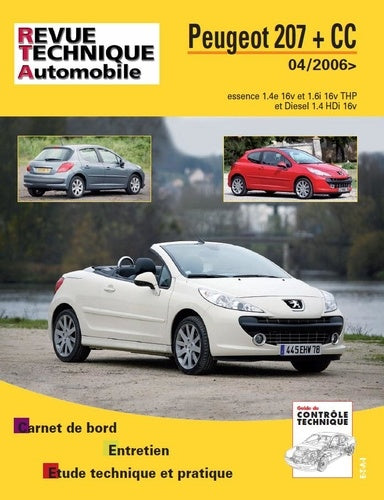 Revue Technique Automobile PEUGEOT 207 - 2006 à 2012