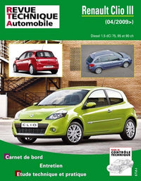 Revue Technique Automobile Renault Clio III Phase 2 - 2009 à 2014