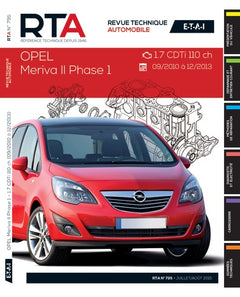 RTA B795 Opel MErivaYII 1.7 CDTi 110chY(9/10 A12/13)