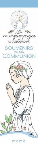 Souvenirs de ma communion - Les marque-pages à colorier