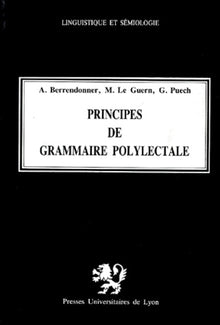 Principes de grammaire polylectale