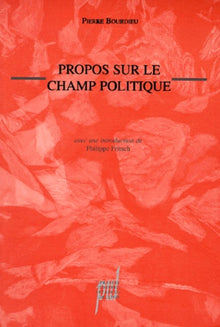 Propos sur le champ politique