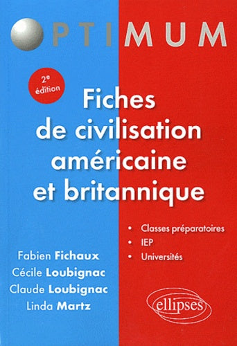 Fiches de civilisation américaine et britannique - 2e édition