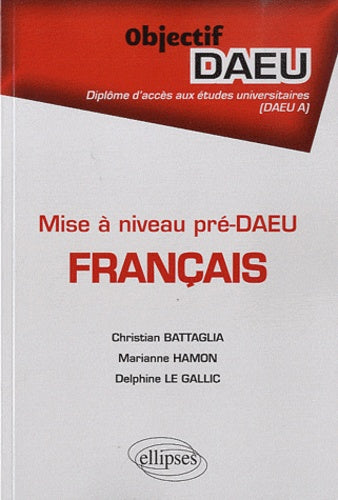 français objectif pré-daeu a mise à niveau