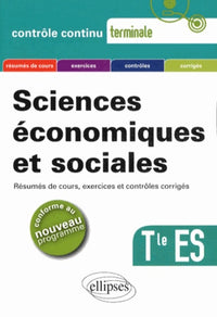 Sciences économiques et sociales - Terminale ES - nouveau programme