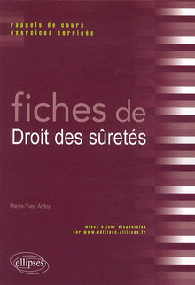 Fiches de Droit des sûretés