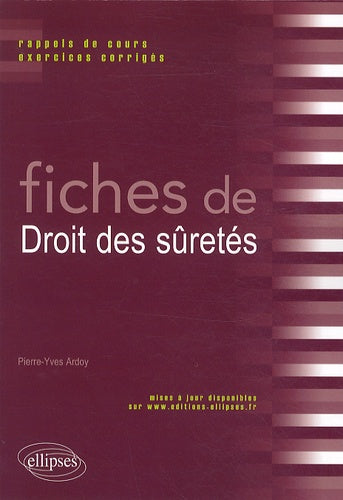 Fiches de Droit des sûretés