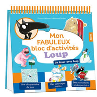 Le loup - mon fabuleux livre d'activites - l'hiver