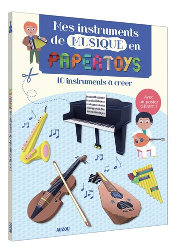 Papertoys Auzou - Mes instruments de musique