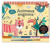 ANIMAUX MIGNONS: 15 TABLEAUX EN PEINTURE MAGIQUE À REFAIRE À L'INFINI