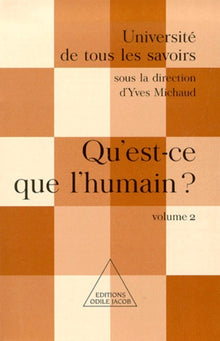 Qu'est-ce que l'humain ?
