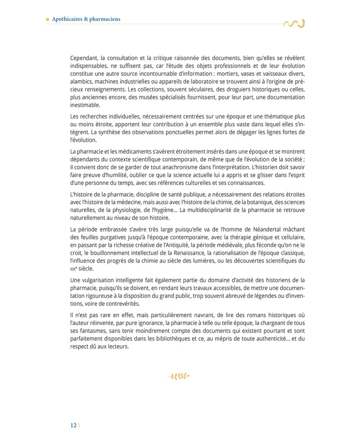 Apothicaires et pharmaciens