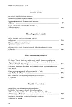 Progrès en Dermato-Allergologie. Anvers, 2022