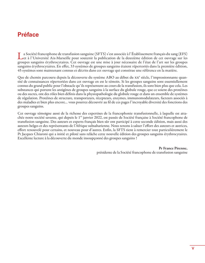 Les groupes sanguins érythrocytaires