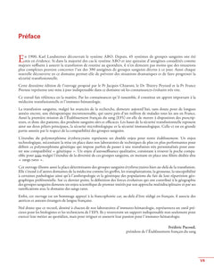 Les groupes sanguins érythrocytaires