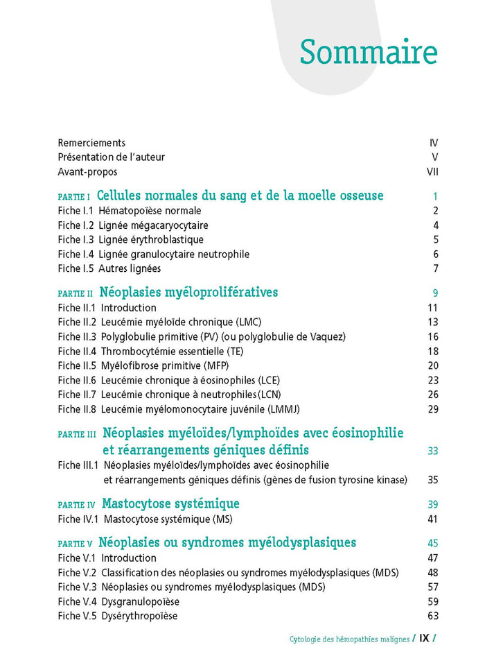 Cytologie des hémopathies malignes