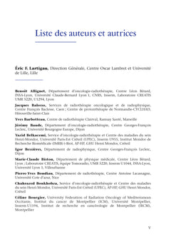 Radiothérapie oncologique
