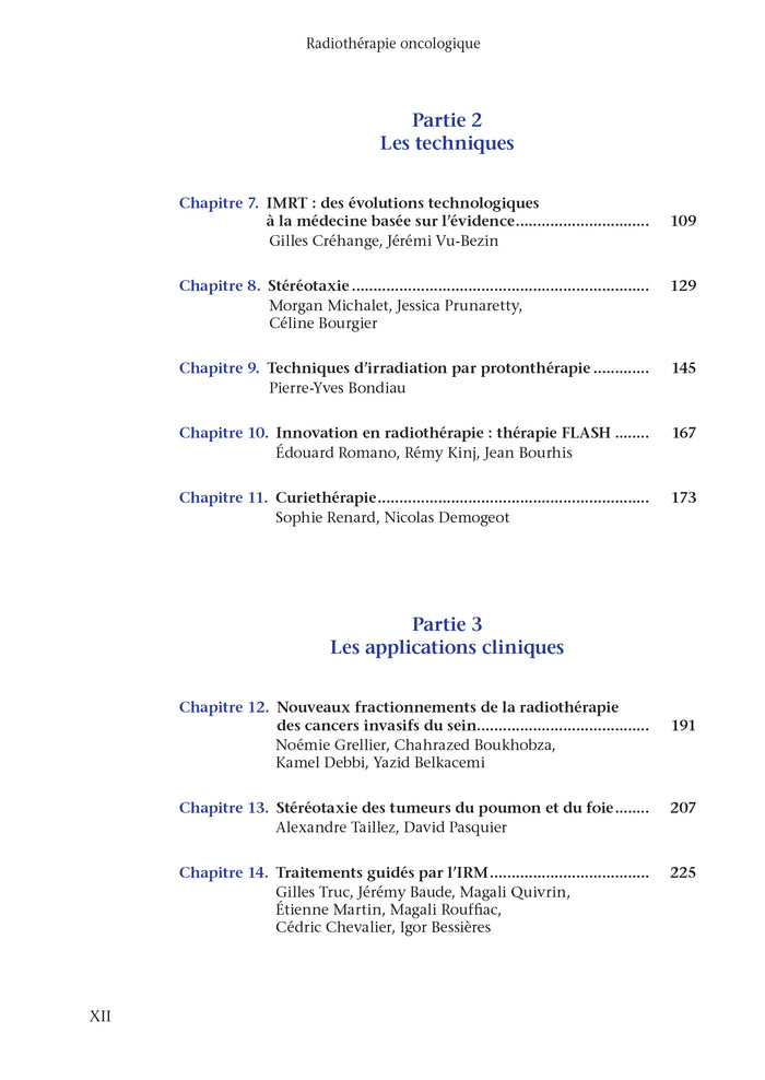 Radiothérapie oncologique