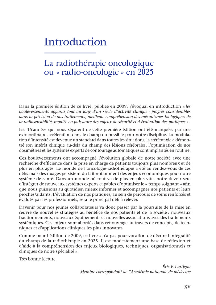 Radiothérapie oncologique