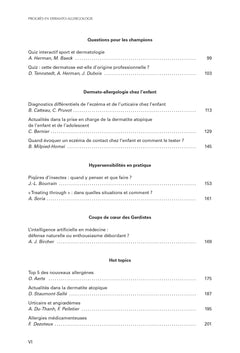 Progrès en dermato-allergologie. GERDA 2024