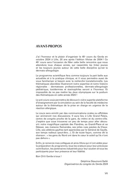 Progrès en dermato-allergologie. GERDA 2024