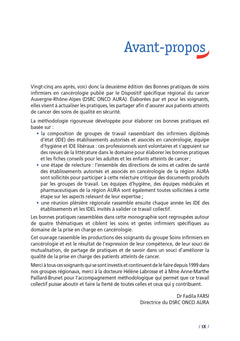 Bonnes pratiques de soins infirmiers en cancérologie