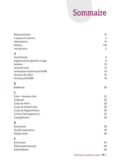 Pathologies des globules rouges