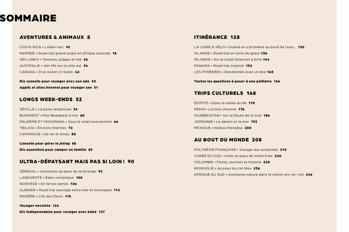 30 voyages incroyables à vivre avec les enfants