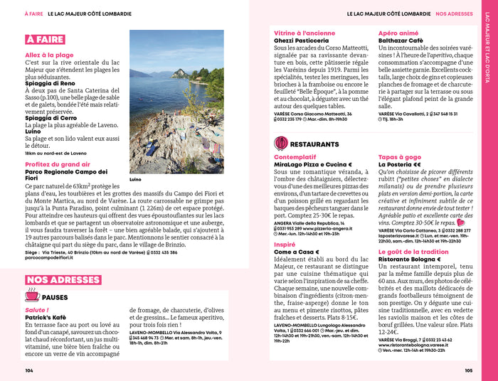 Lacs italiens et Milan