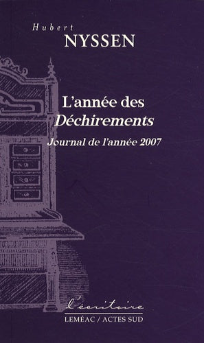 L'année des déchirements