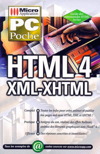 PC poche HTML 4, XML, XHTML