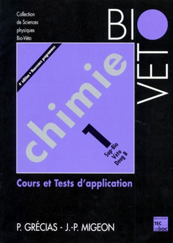 Chimie. Tome 1