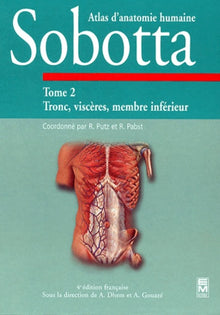 Atlas d'anatomie humaine Sobotta - Tome 2
