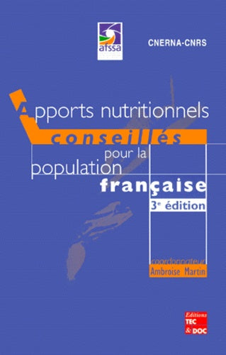 Apports nutritionnels conseillés pour la population française
