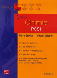 Chimie PCSI 1e année