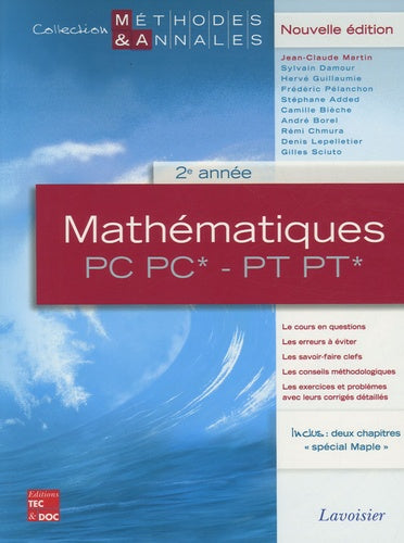 Mathématiques PC PC* - PT PT* 2e année
