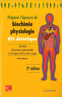 Préparer l'épreuve de biochimie physiologie
